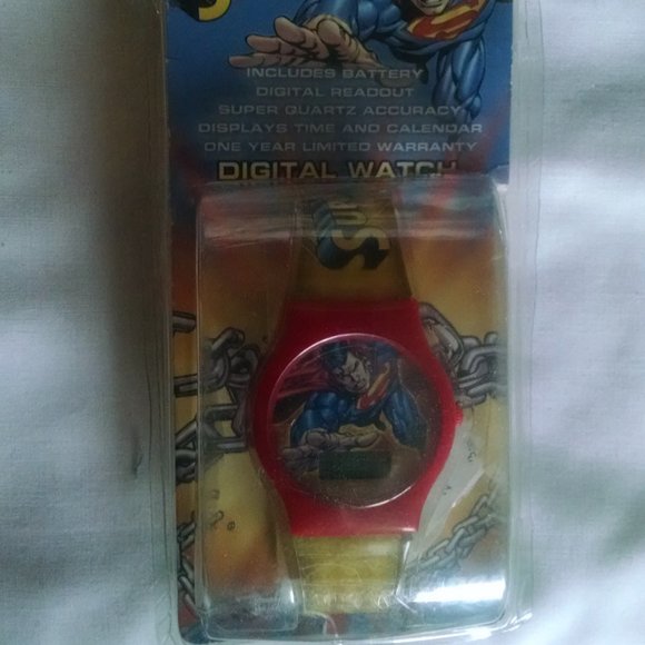 Vintage Rare Super Man Watch